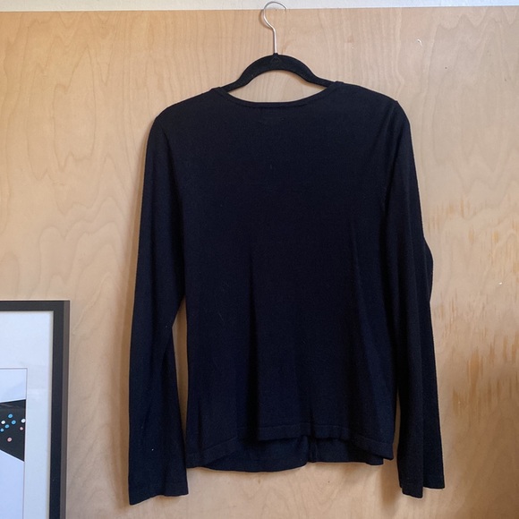 Vintage | Classic Black Cardigan M - Picture 4 of 5